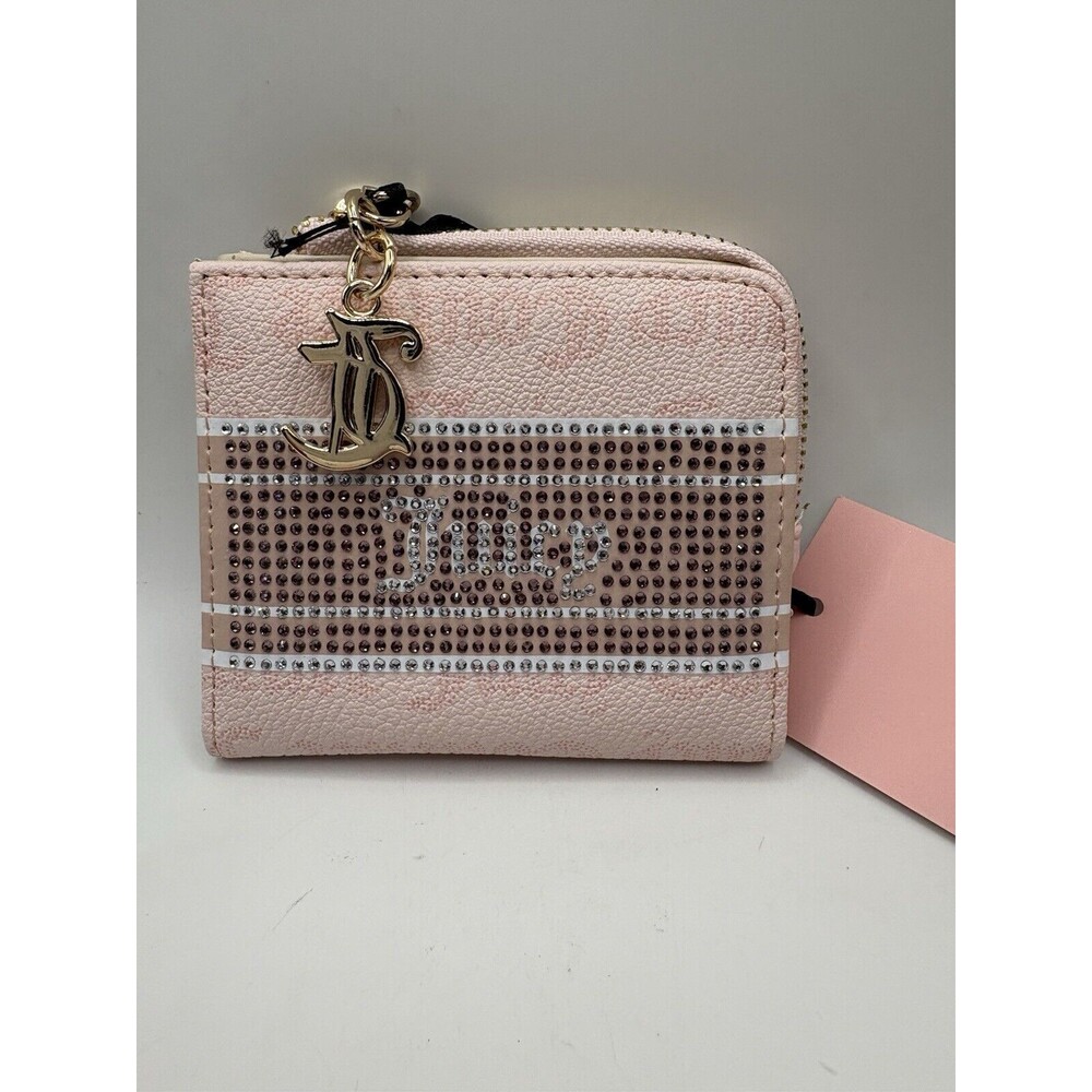 Juicy Couture Fashion Statement L Zip CC Powder Blush Wallet